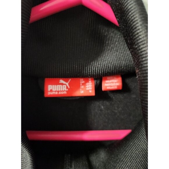 Puma Full Zip Jacket Black Size Medium Used - Picture 4 of 9